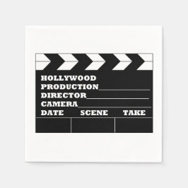 Hollywood Clapboard Napkins Pappersservett