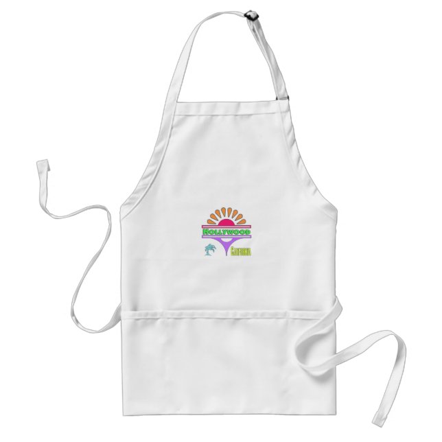 "Hollywood Colorful 1" Apron Förkläde (Framsidan)