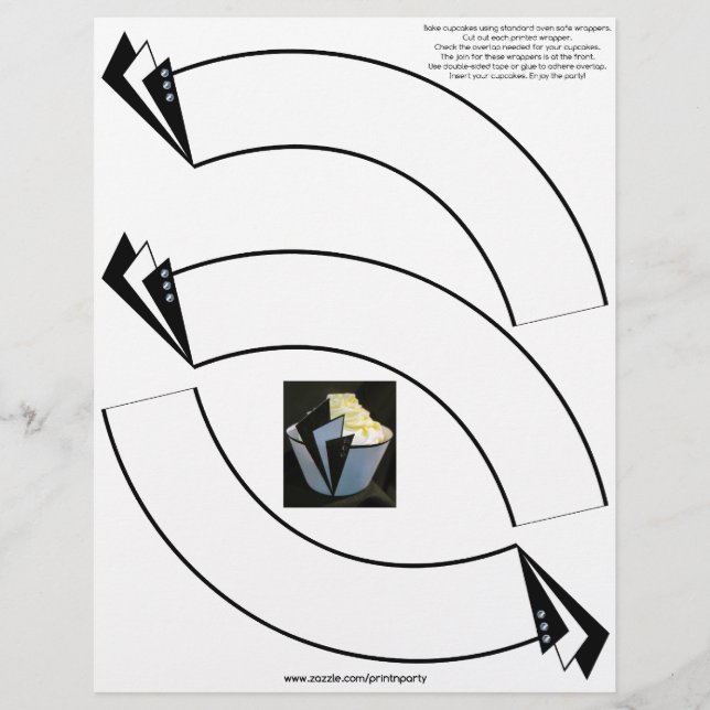 "Hollywood" Cupkakor Wraps (Framsida)