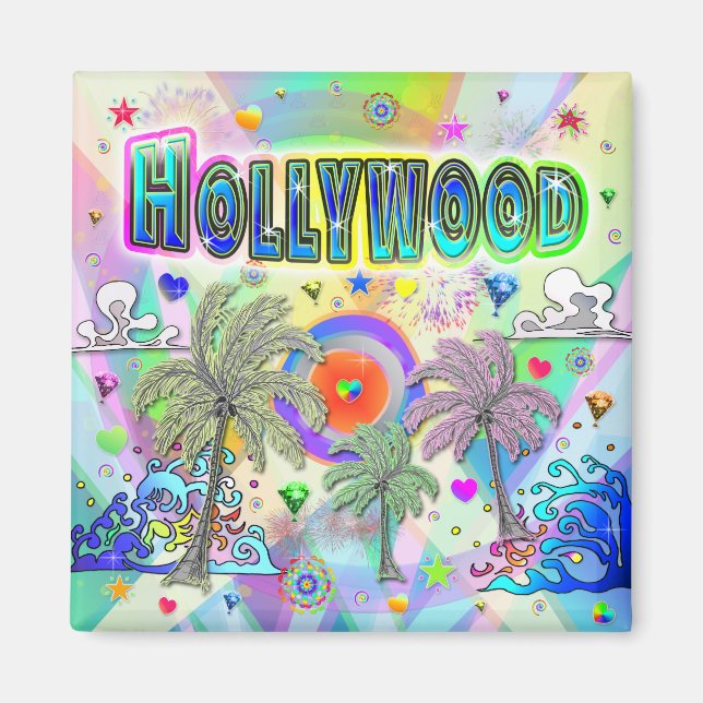 Hollywood Deep Dream Magnet (Framsidan)