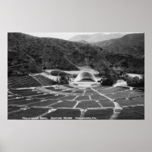 Hollywood den Kalifornien Hollywood bunken Poster