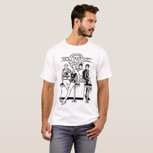 ✨ Hollywood Diner Retro Design – Neon Vintage Bar  T Shirt