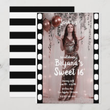 Hollywood Film Bio Fotografering Sweet 16