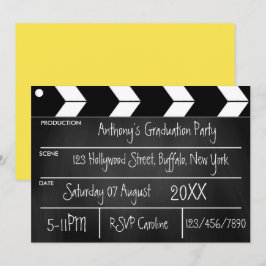 Hollywood Film Examenfest Chalkboard  Inbjudan