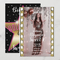 Hollywood Film Guld Rosa Stjärna Film Sweet 16