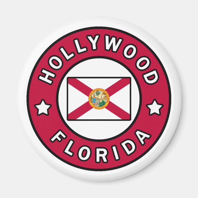 Hollywood Florida Magnet (Framsidan)