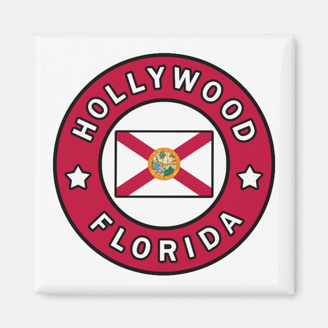 Hollywood Florida Magnet (Framsidan)