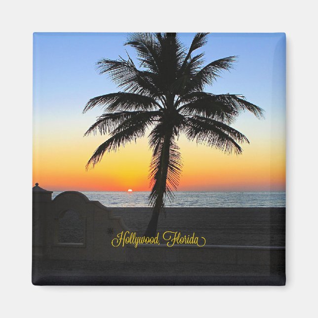 Hollywood, Florida Sunrise Magnet (Framsidan)