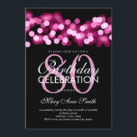 Hollywood för födelsedagsfest för elegant 80th inbjudningar<br><div class="desc">För Hollywood för födelsedagsfest för elegant 80th rosa mall Glam inbjudan. Underbart för den 80th födelsedagen och mer!</div>