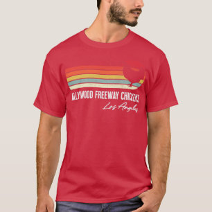 Hollywood Freeway Chickens Los Angeles Retro Souve T Shirt