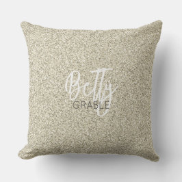 Hollywood Golden Glitter Star NAMN Elegant Chic Kudde