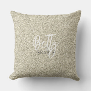 Hollywood Golden Glitter Star NAMN Elegant Chic Kudde