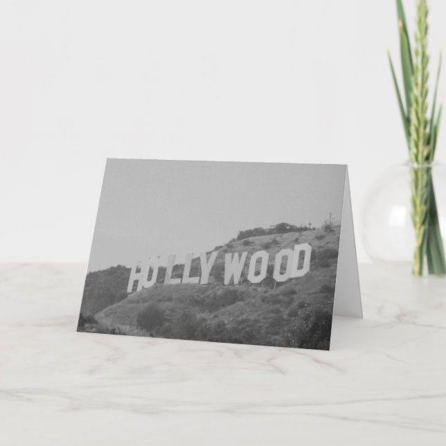Hollywood Greeting Card Kort (Framsida)
