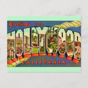 Hollywood Hälsning vykort