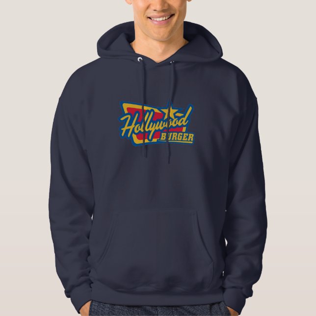 Hollywood hamburgareHoodie Hoodie (Framsida)