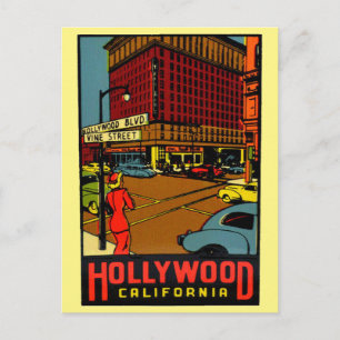 Hollywood Kalifornien vykort