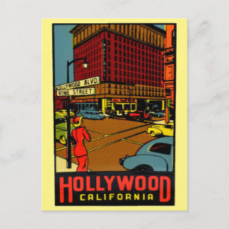 Hollywood Kalifornien vykort