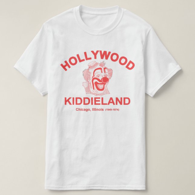 Hollywood Kiddieland, Chicago, IL. Amusement Park T Shirt (Design framsida)