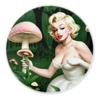 Hollywood Legend Marilyn Monroe svamp Knopp