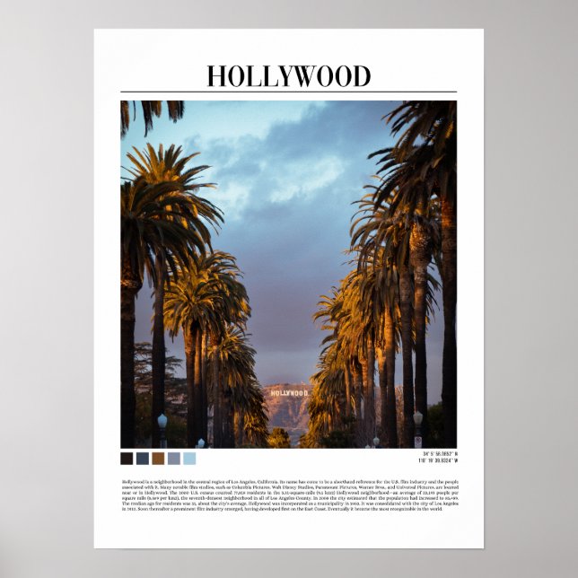 Hollywood - Los Angeles (Förenta staterna) Poster (Framsidan)