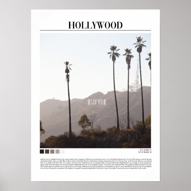 Hollywood - Los Angeles (Förenta staterna) Poster (Framsidan)