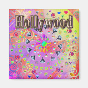 Hollywood Lucky Golden Magnet