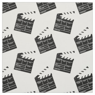 Hollywood Movie Director Roligt Clap Board Tyg