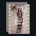 Hollywood Movie Guld Glitter Film Sweet 16 Party Inbjudningar<br><div class="desc">Detta kan anpassas för alla händelser.</div>