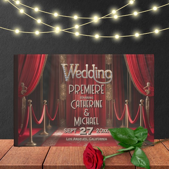Hollywood Movie Red Carpet Premiere Bröllop Gästböcker (Skapare uppladdad)