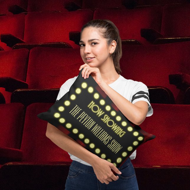 Hollywood Movie Theater Personlig Lumbarkudde (Skapare uppladdad)