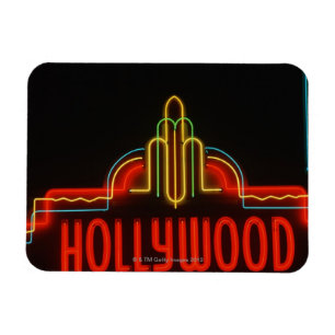 Hollywood neon Sign, Los Angeles, Kalifornien Magnet