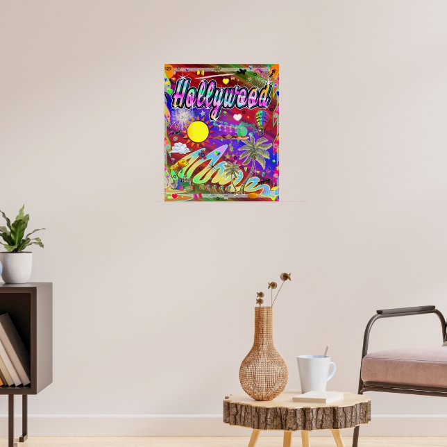 Hollywood Nu Era Poster (Vardagsrum 3)