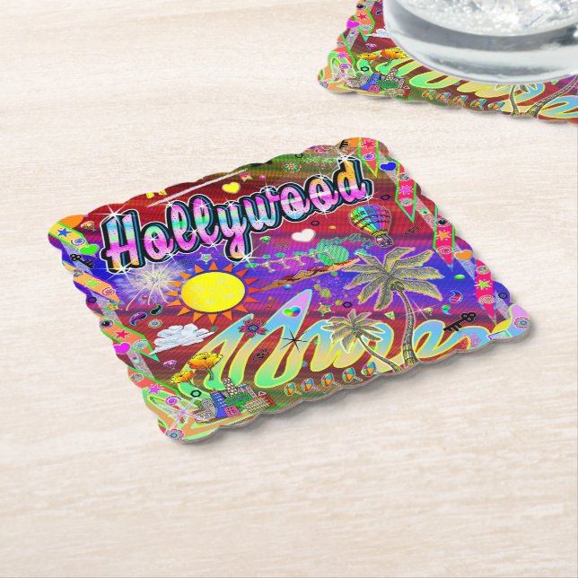 Hollywood Nu Era Underlägg Papper (Vinklad)