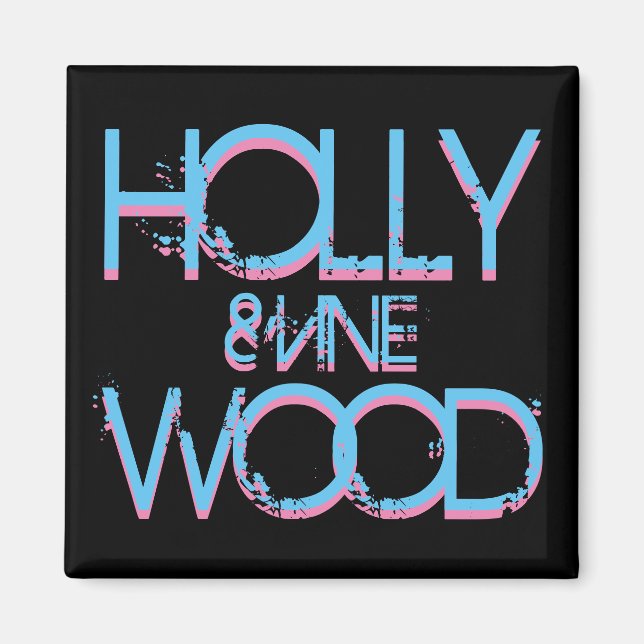 Hollywood och Vine Magnet (Framsidan)