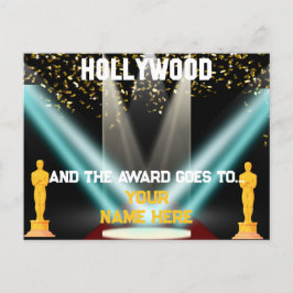 Hollywood Personlig Postcard Vykort