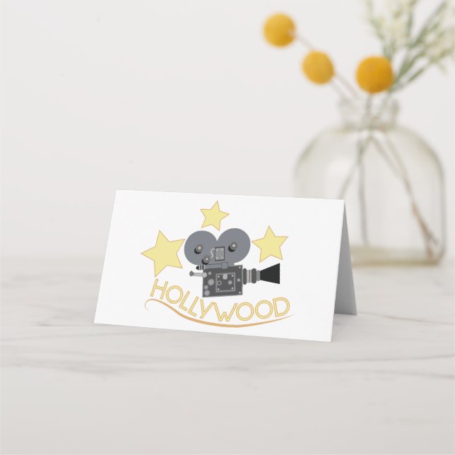 Hollywood Placeringskort (Framsida)