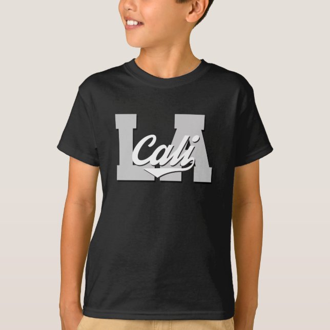 Hollywood - retro 50-talT-tröja för LA T Shirt (Framsida)