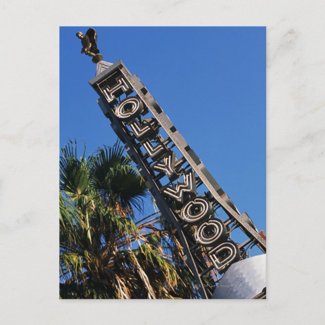 Hollywood-skylt, Los Angeles, Kalifornien Vykort (Framsida)