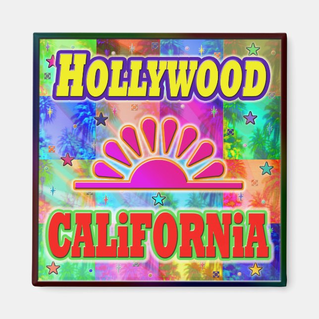 Hollywood Sol & Handflatan Magnet (Framsidan)