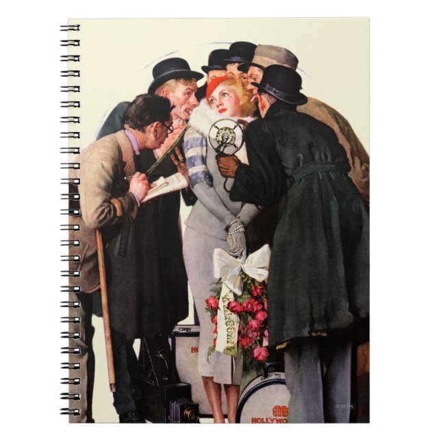 Hollywood Starlet Anteckningsbok (Framsidan)