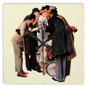 Hollywood Starlet Fyrkantig Klocka