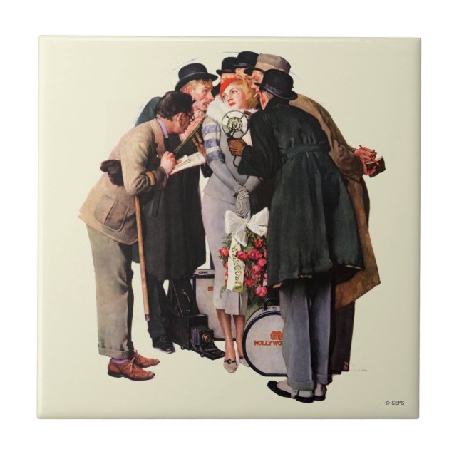 Hollywood Starlet Kakelplatta (Framsidan)