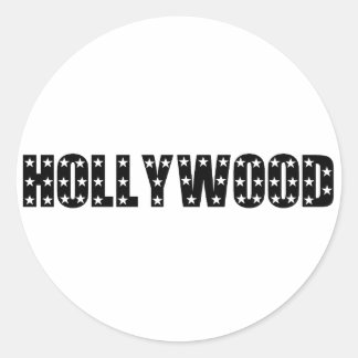 Hollywood Stars Sign Runt Klistermärke