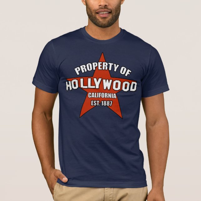 Hollywood T-tröja Tee Shirt (Framsida)