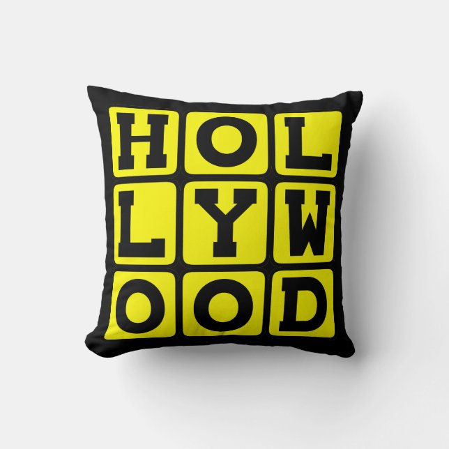 Hollywood, Tinseltown Kalifornien Kudde (Framsida)