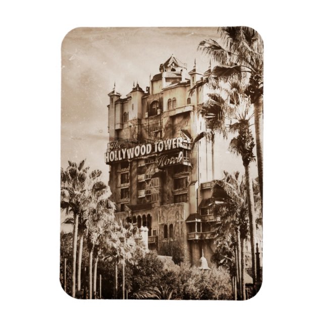 Hollywood Torn Hotel Magnet (Vertikal)