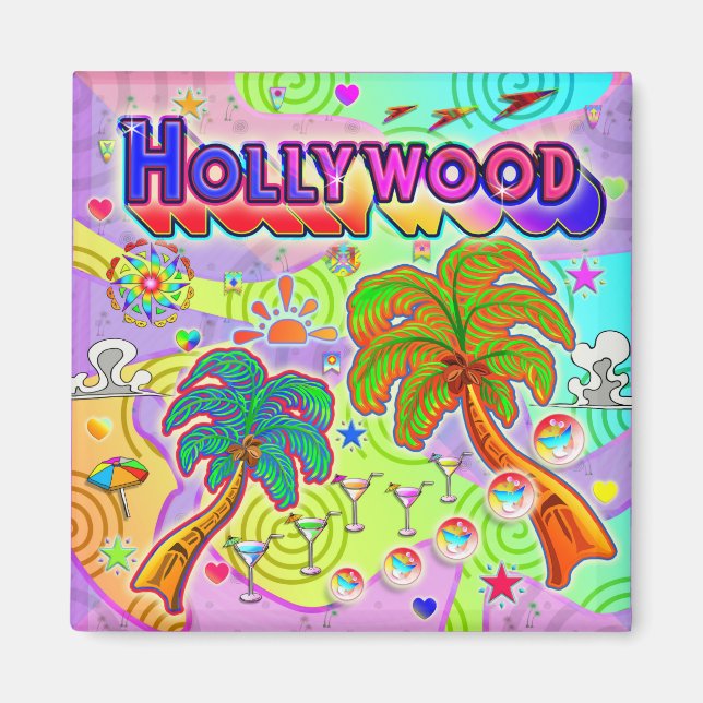 Hollywood Vacation Target Magnet (Framsidan)