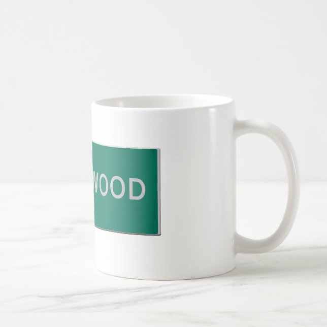 Hollywood-vägskylt Kaffemugg (Höger)
