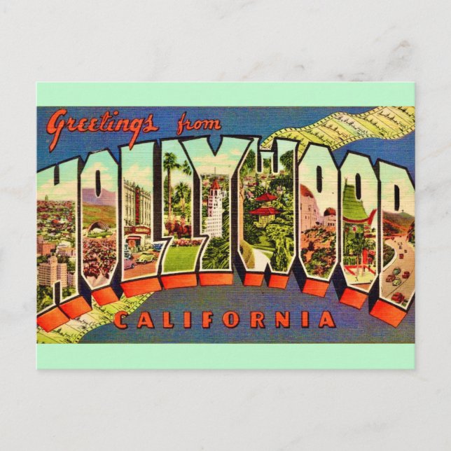 Hollywood Välkomst vykort   (Framsida)
