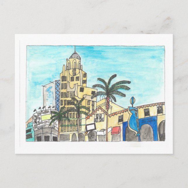 Hollywood Vax Museum Vykort (Framsida)